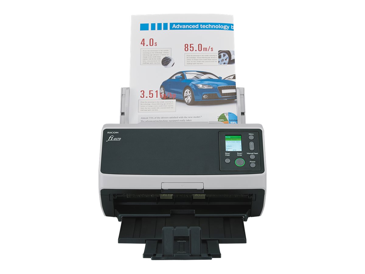 Fujitsu Ricoh fi-8170 - Dokumentenscanner - Dual CIS - Duplex - 216 x 355.6 mm - 600 dpi x 600 dpi - bis zu 70 Seiten/Min. (einfarbig)
